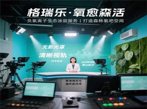 格瑞乐・氧愈森活-演播室负氧离子生态涂层空气净化方案